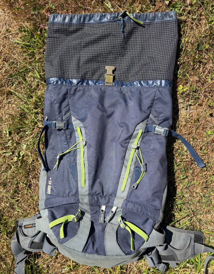 Cinch top on backpack replaced with a sturdier ripstop material